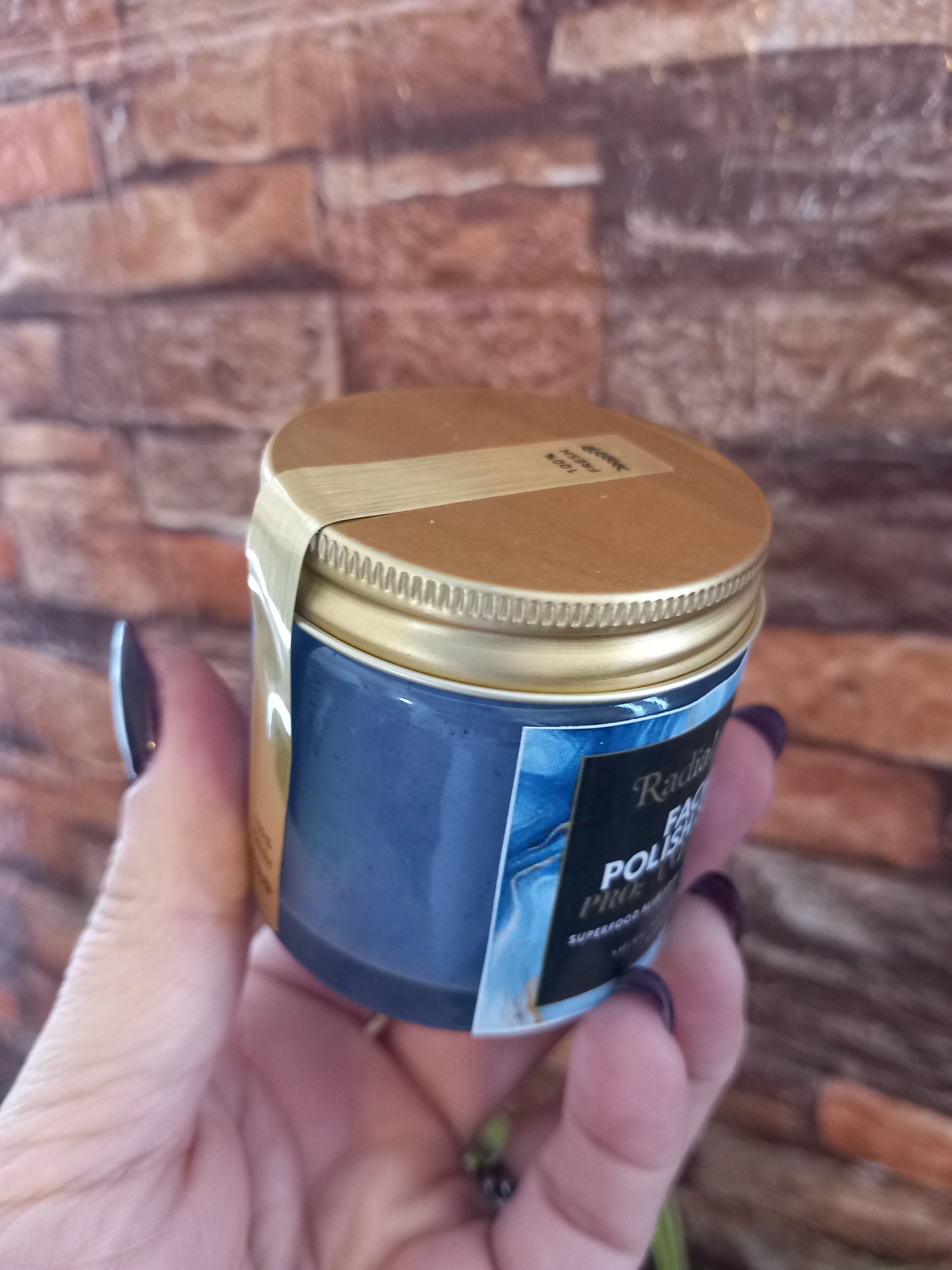 Facial Polish Scrub Pro-Anti Agein Superfood Blue Spirulina