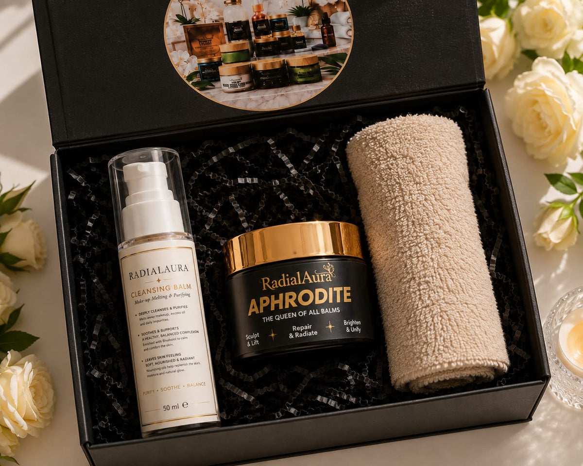 DUO SET :APHRODITE- The Queen of All Balms AND RADIALAURA CLEANSING BALM