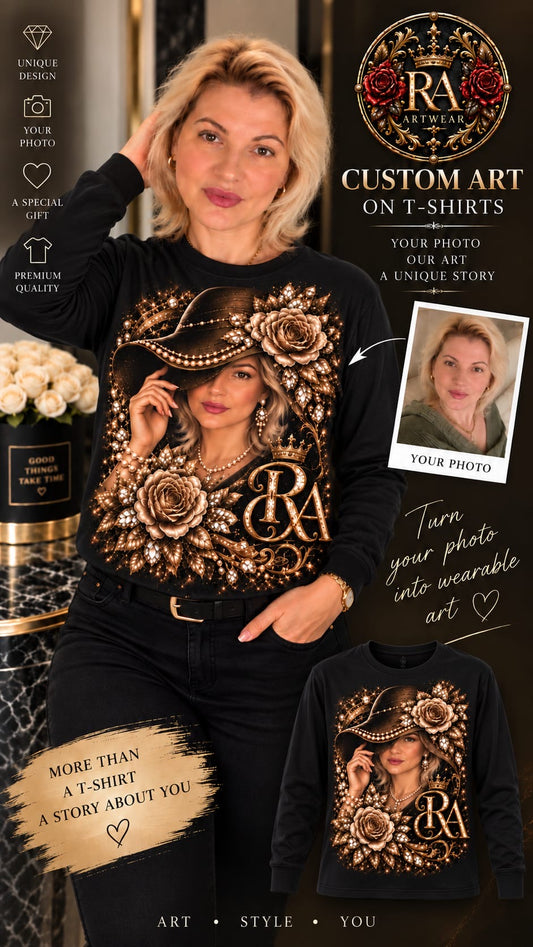 THE PORTRAIT — Custom Art T-Shirt