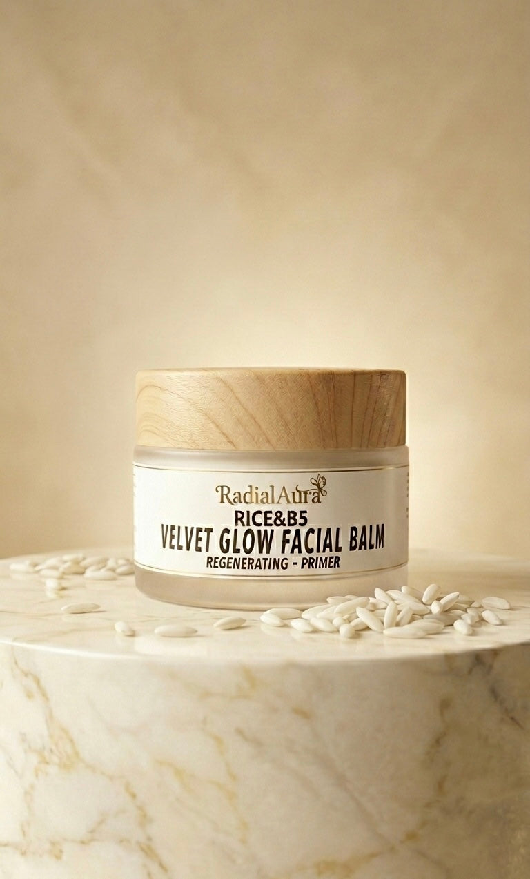 Rice-B5 Velvet Glow Facial Balm Hand Made Natural