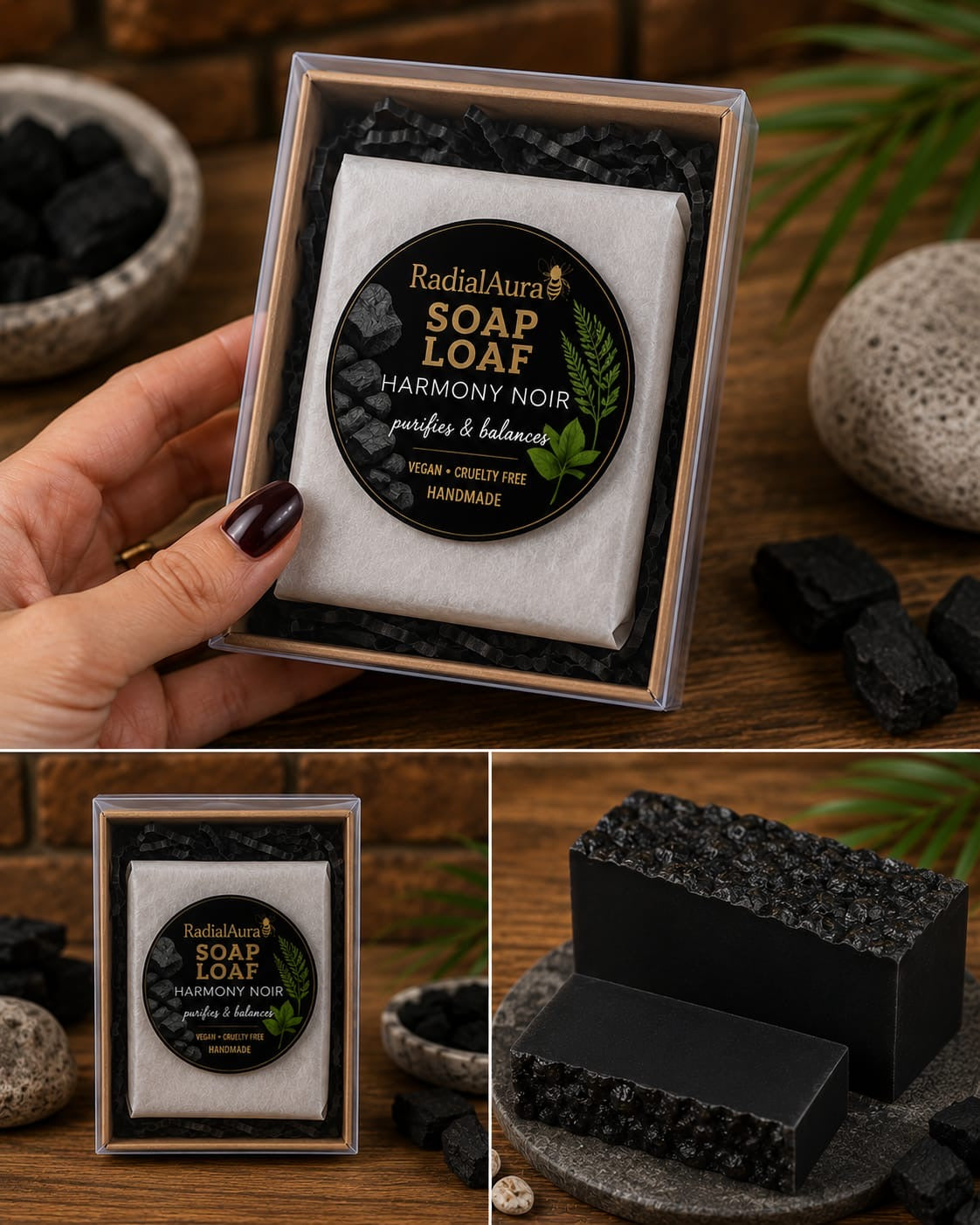 🖤 Charcoal Soap Bar – 100g